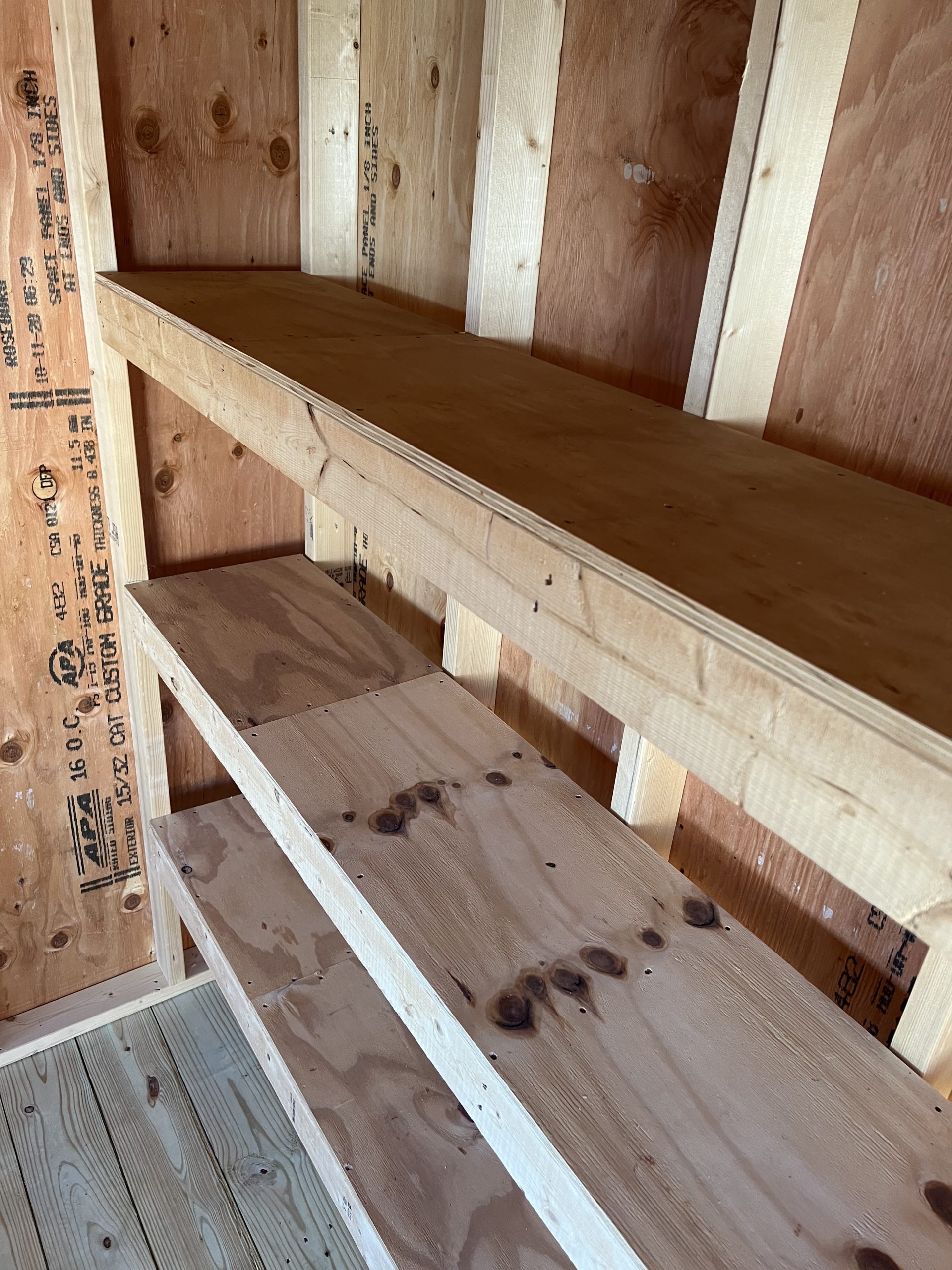 Shelving and Workbenches 1