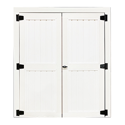 Vinyl Double Door 1
