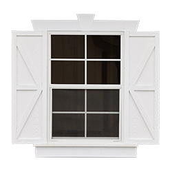 Wood Panel Style Shutter 1
