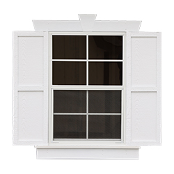 Wood Panel Style Shutter 2