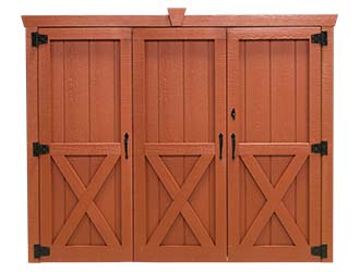 Wooden Triple Door 1